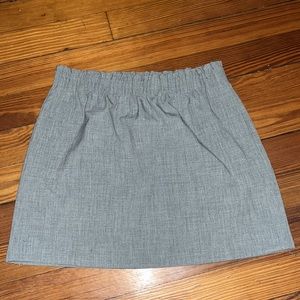 Grey J Crew Skirt with pockets